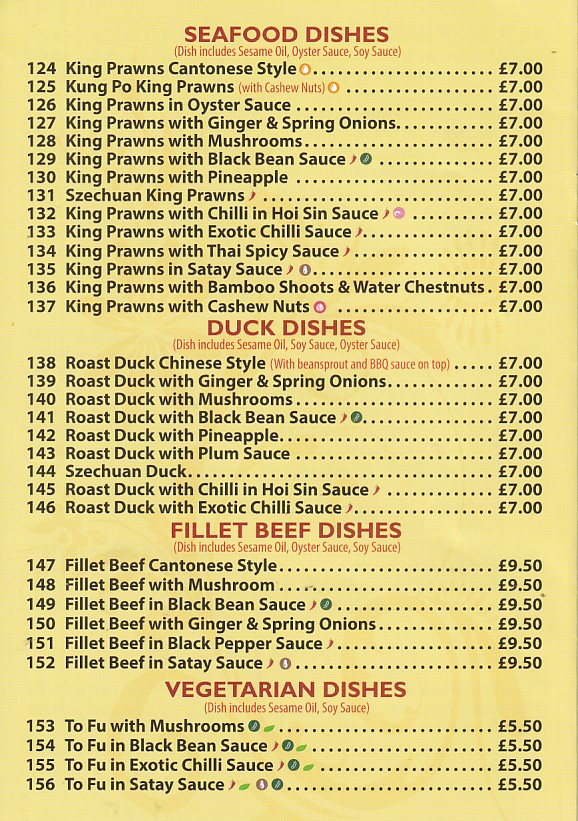 Sketty Packed Meals menu